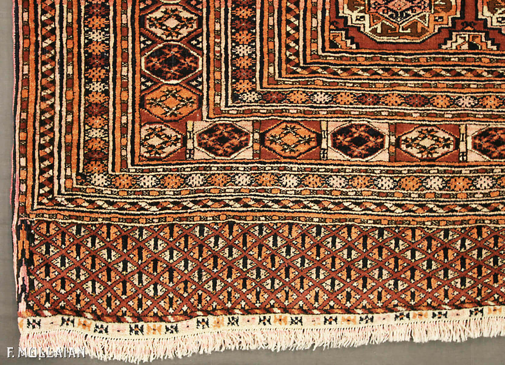 Tapis Turkmène Semi-Antique Boukhara Antique n°:60133818